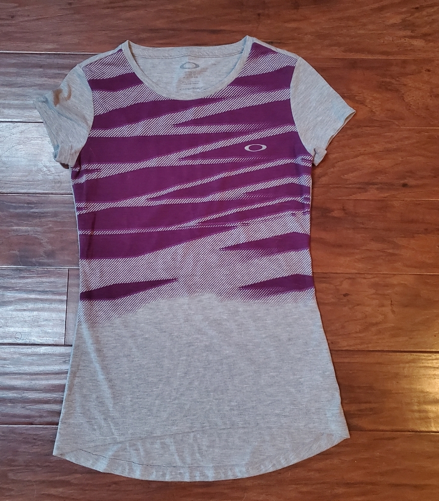 Oakley O'hydrolix Women Gray Active T-Shirt S